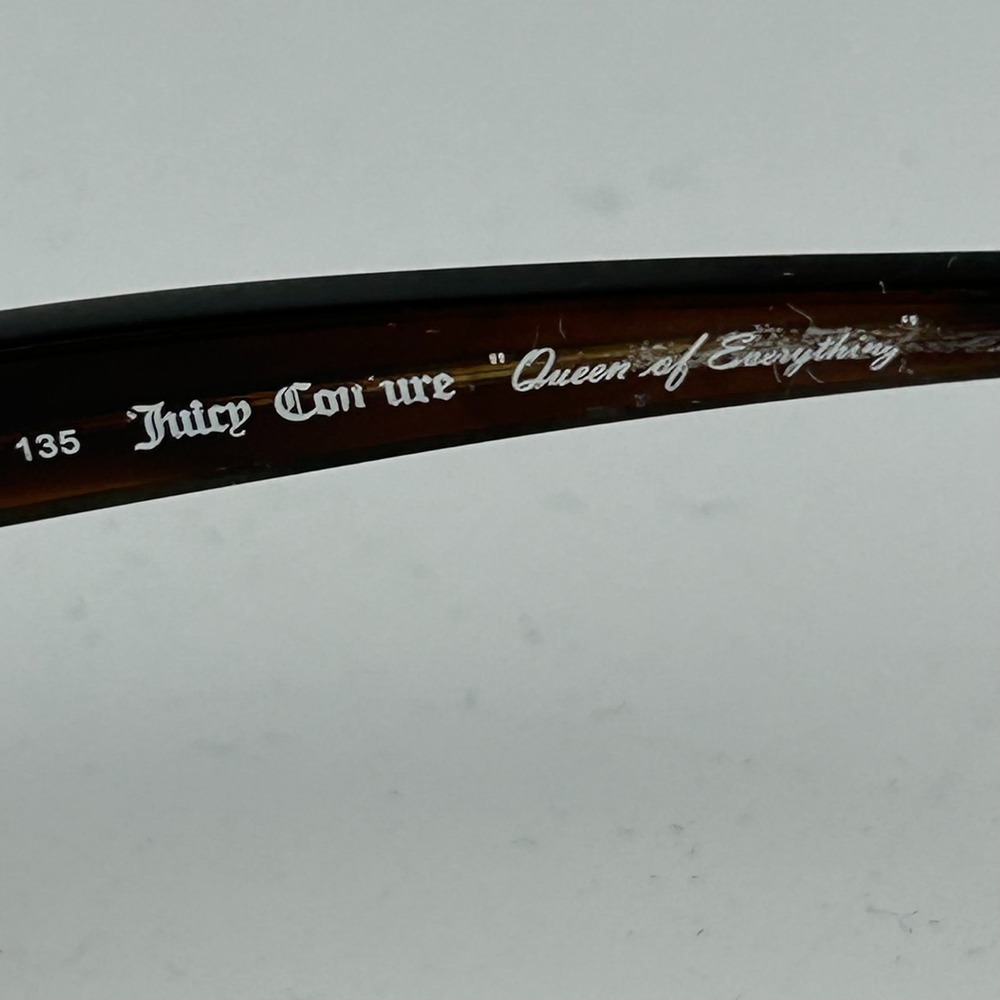 Juicy Couture JU 1010ES2 Women's Eyeglasses Frame Brown Plastic Full Rim 135‎ mm - Picture 9 of 10